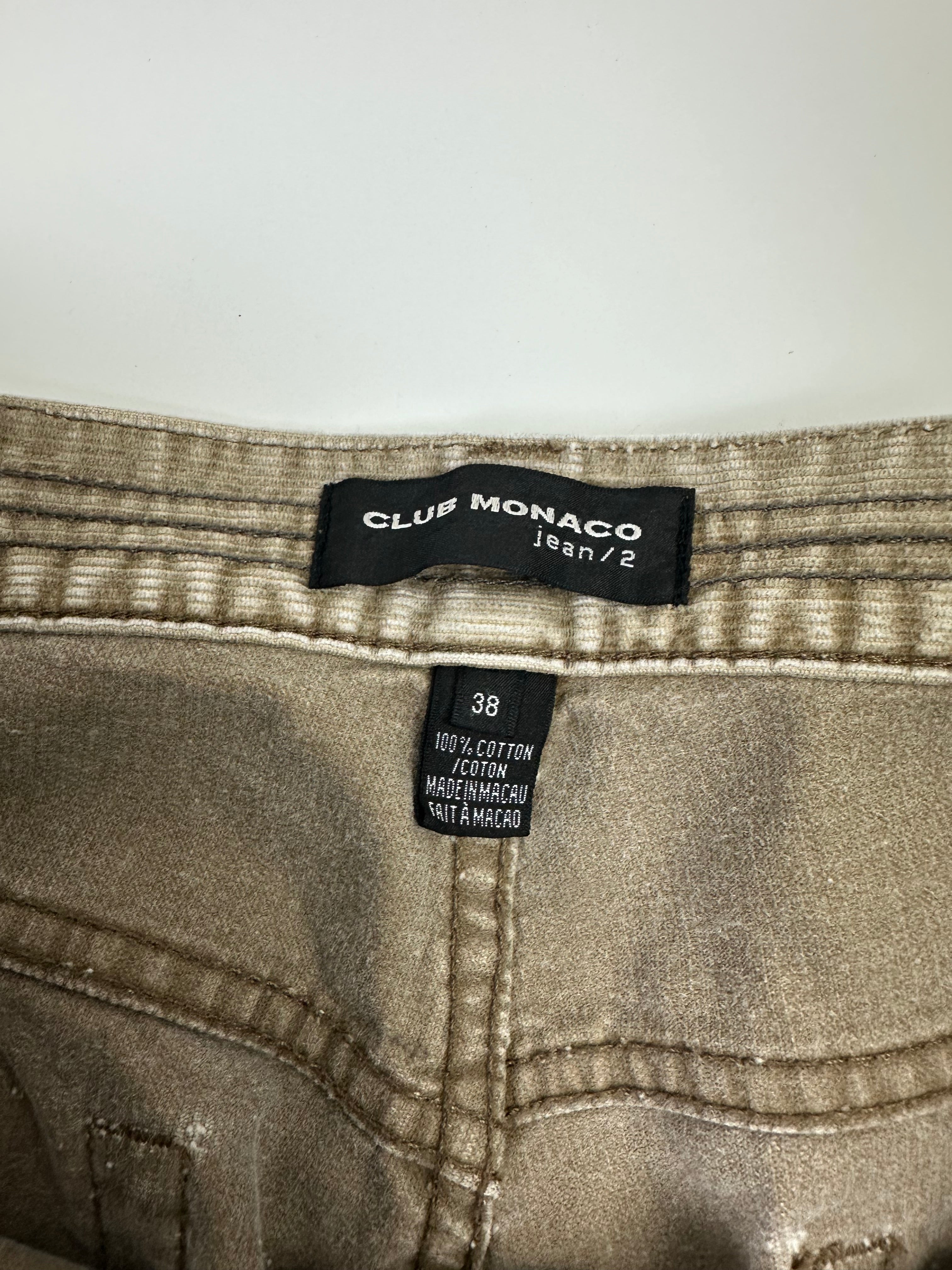Vintage Club Monaco Corduroy Pants Beige