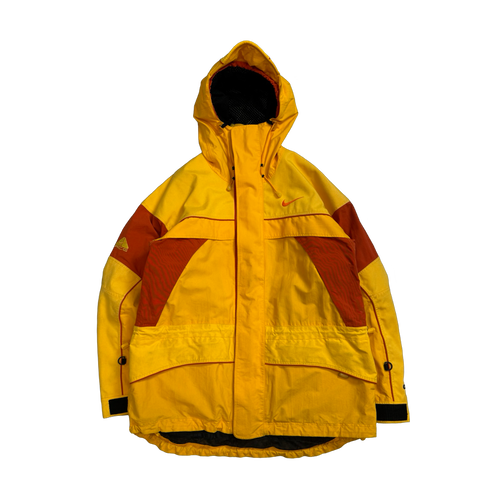 Vintage '07 Nike ACG Storm Jacket Shell Jacket Yellow | Vintage Clothing Store Canada