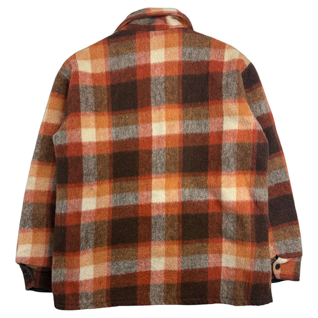 Vintage Stagway Wool Plaid Full Zip Jacket