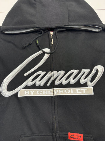 (XL) Vintage JH Camaro Zip-Up Hoodie Black