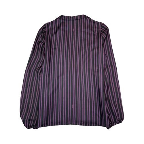 Women’s Gucci Tom Ford Silk Striped Blazer Purple | Vintage Clothing Store Canada