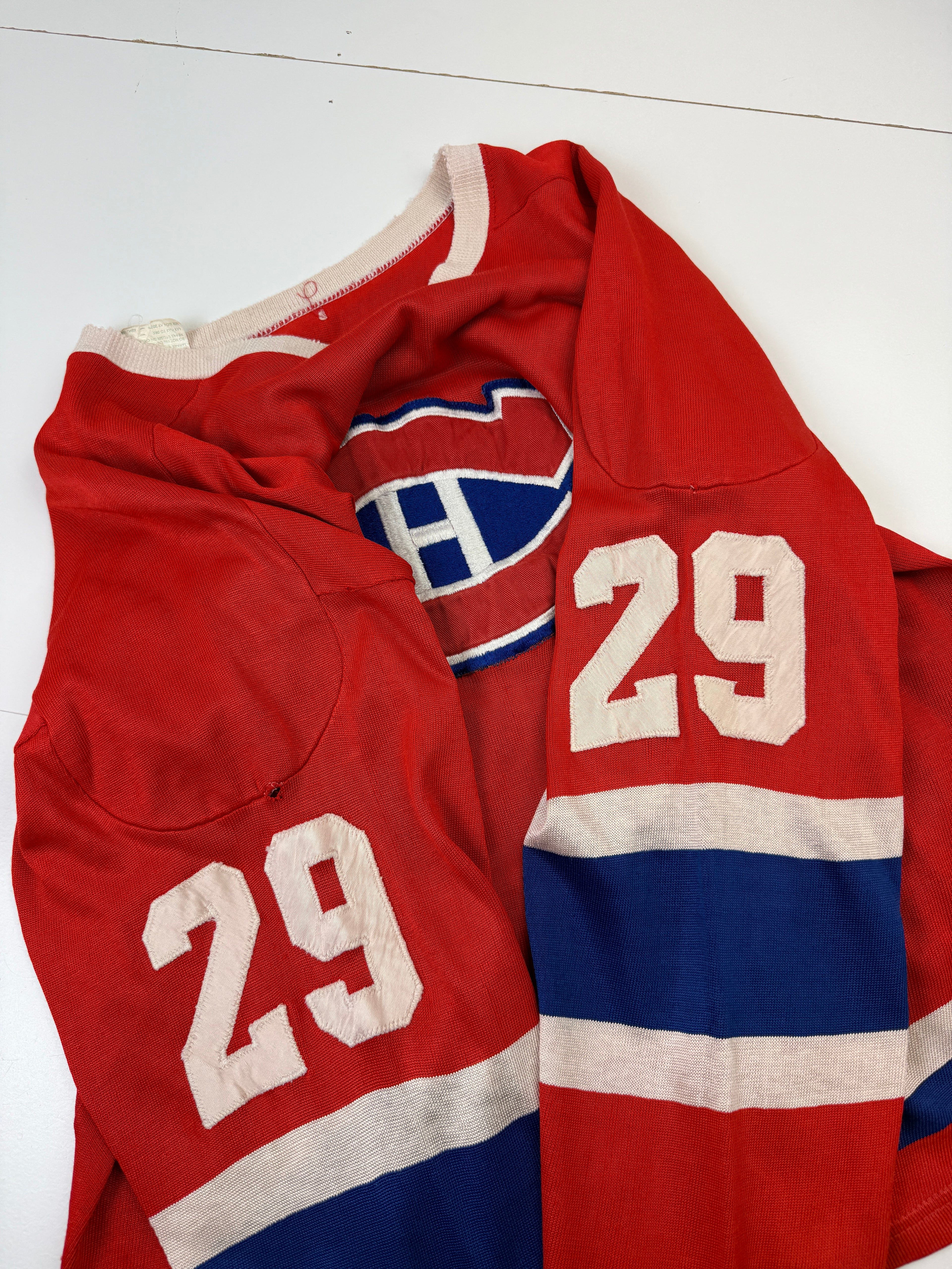Vintage Distressed Montreal Canadiens Hockey Jersey