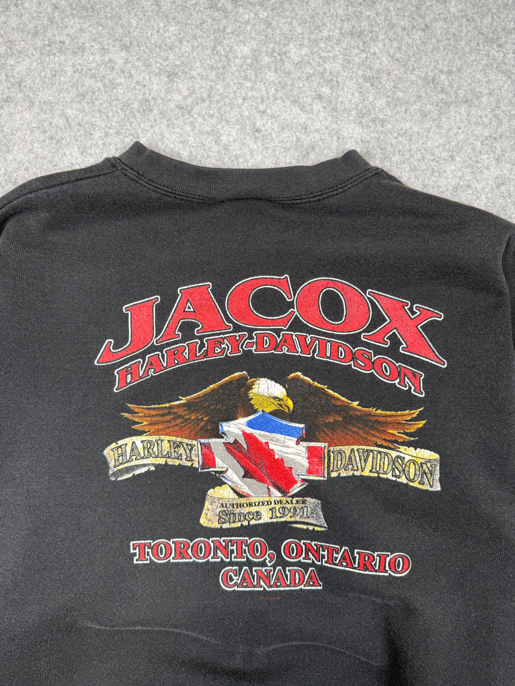 Vintage Harley Davidson Crewneck Black