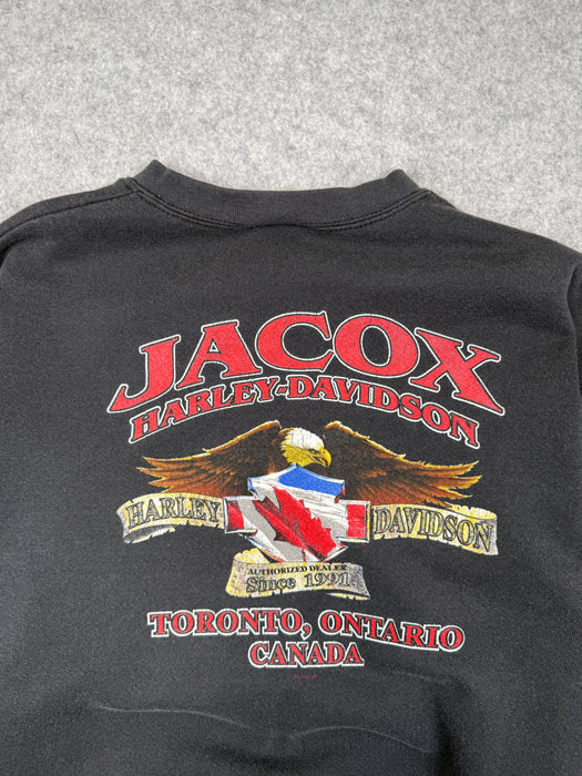 Vintage Harley Davidson Crewneck Black | Vitnage Clothing Store Canada