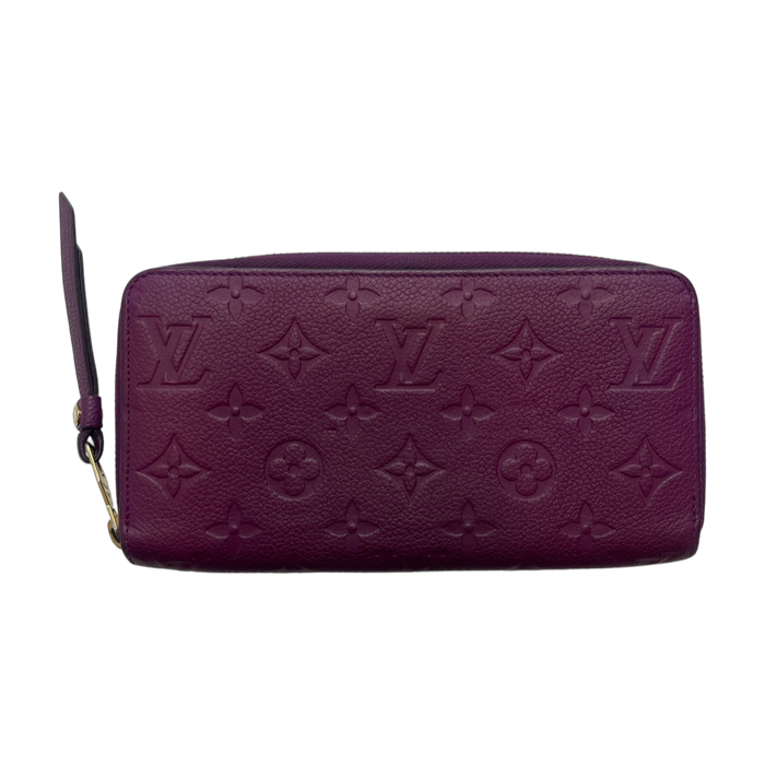 Louis Vuitton Empreinte Zippy Wallet Purple (USED) | Vitnage Clothing Store Canada