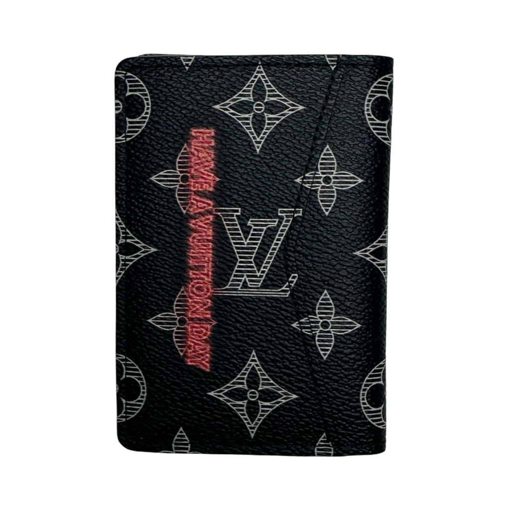 Louis Vuitton Monogram Ink Upside Down Pocket Organizer Navy