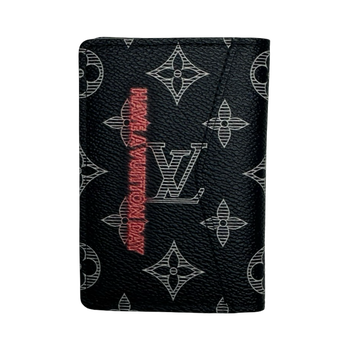 Louis Vuitton Monogram Ink Upside Down Pocket Organizer Navy