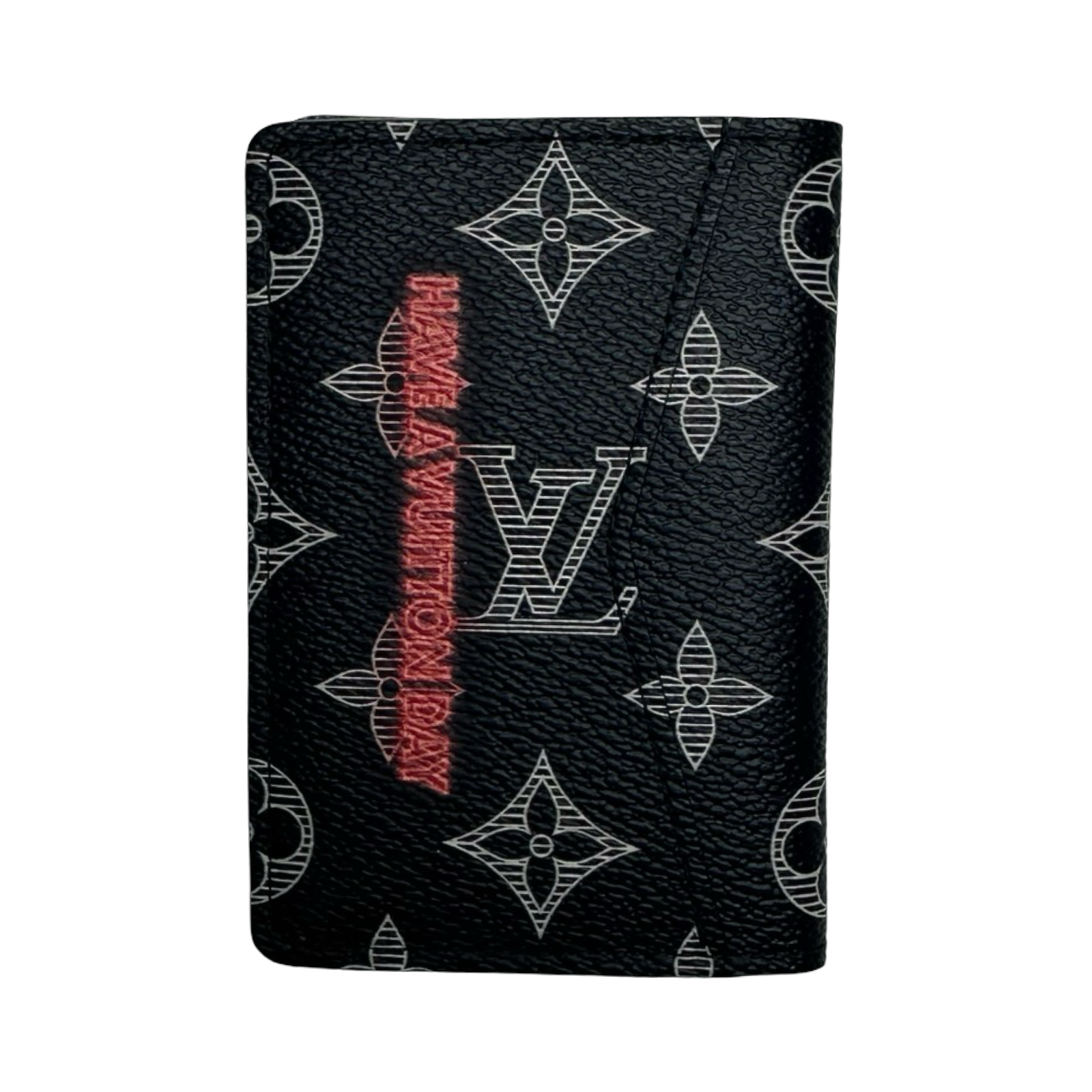 Louis Vuitton Monogram Ink Upside Down Pocket Organizer Navy