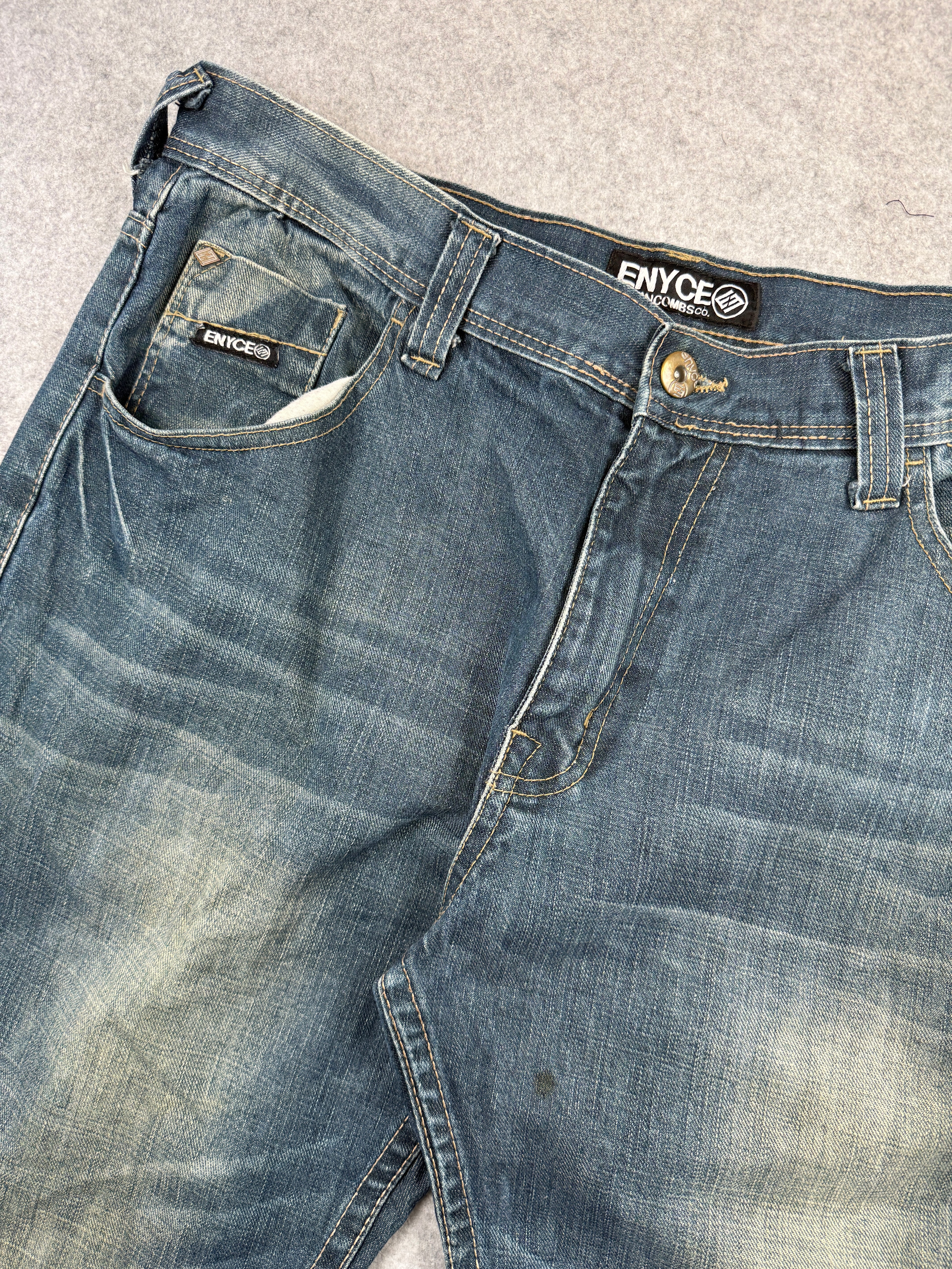 Vintage Y2K Enyce Relaxed Fit Blue Denim Jeans