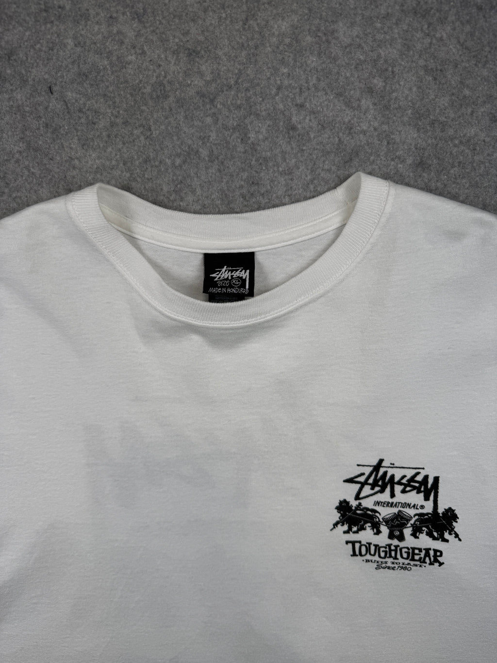 Stussy Tough Gear International Tee White (USED)