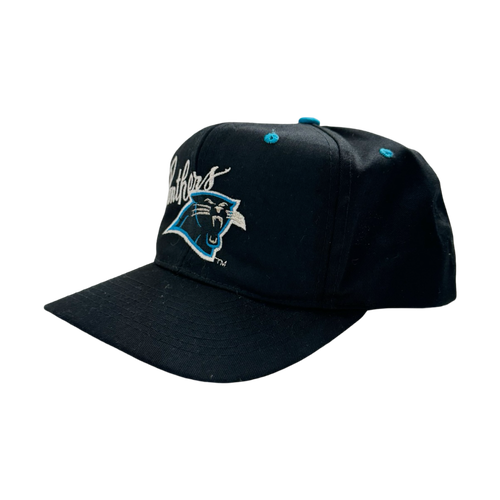 Vintage Carolina Panthers Snapback Hat Black | Vintage Clothing Store Canada