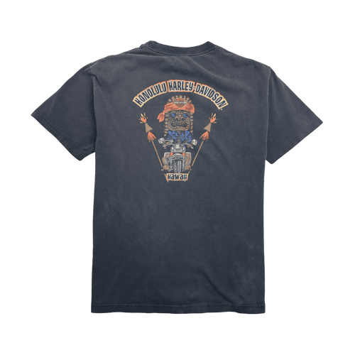 Vintage Honolulu Hawaii Harley Davidson Tee Black | Vintage Clothing Store Canada