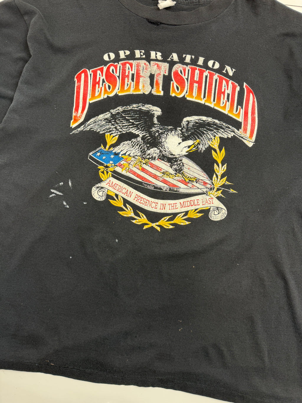 Vintage Operation Desert Shield Tee Black