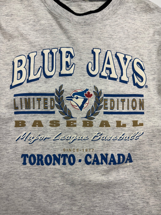 Vintage 90s MLB Toronto Blue Jays Tee Light Grey | Vitnage Clothing Store Canada