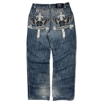 Direct Blue Creative Connoisseurs Y2K Denim Pants