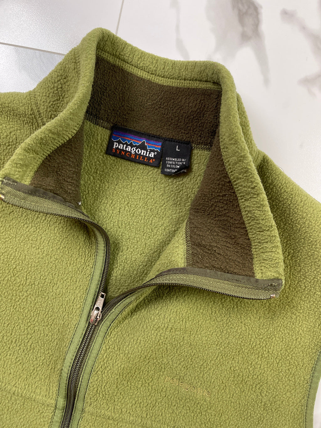 2000 Patagonia Fleece Vest Green