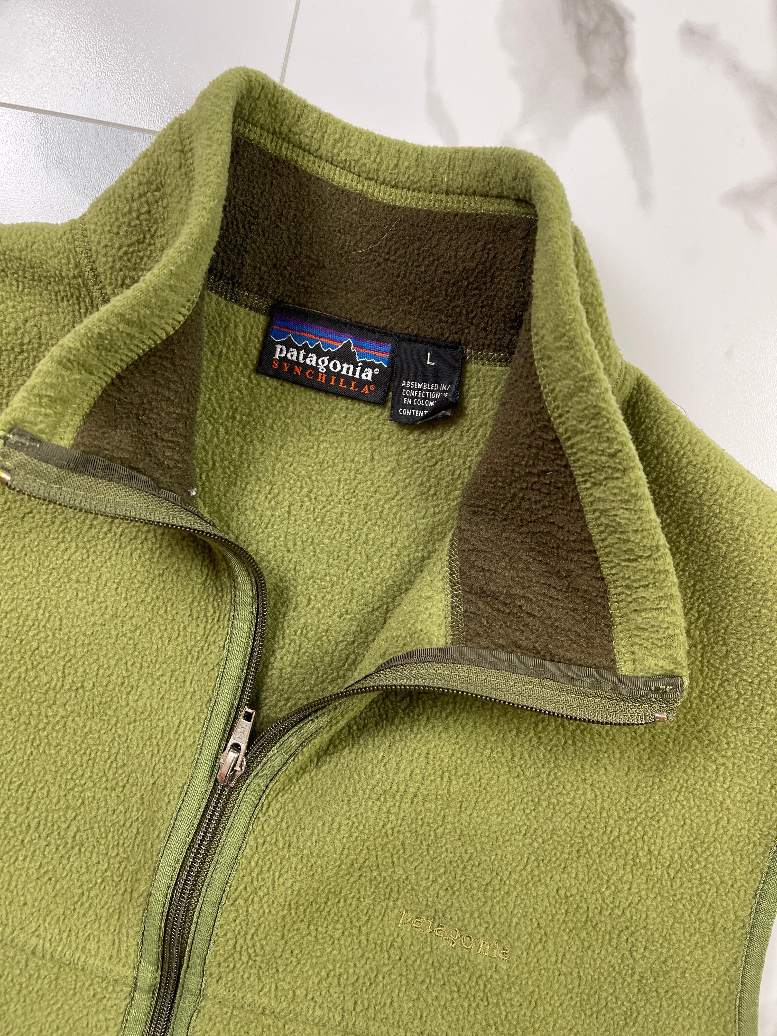 2000 Patagonia Fleece Vest Green
