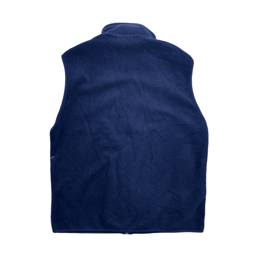 Vintage 90s Patagonia Synchilla Zip-Up Vest Navy | Vintage Clothing Store Canada