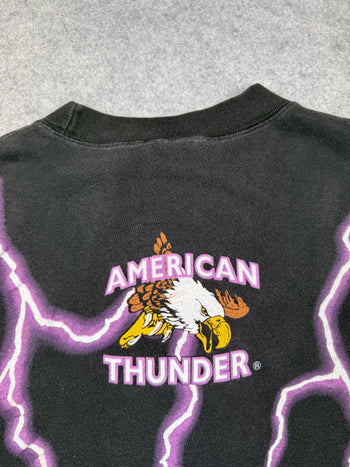 Vintage American Thunder Leader Of The Pack Tee Black