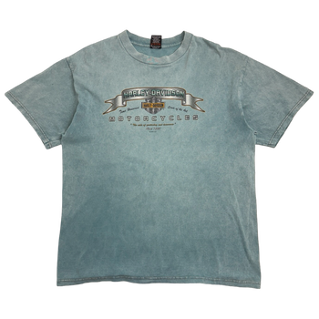 Vintage 1999 Harley Davidson Puerto Rico Tee Blue