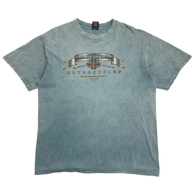 Vintage 1999 Harley Davidson Puerto Rico Tee Blue