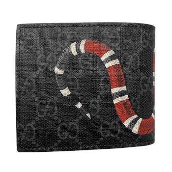 Gucci King Snake Bifold Wallet Black