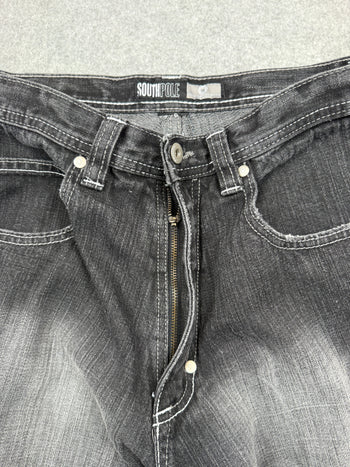 Vintage Southpole Denim Shorts Black
