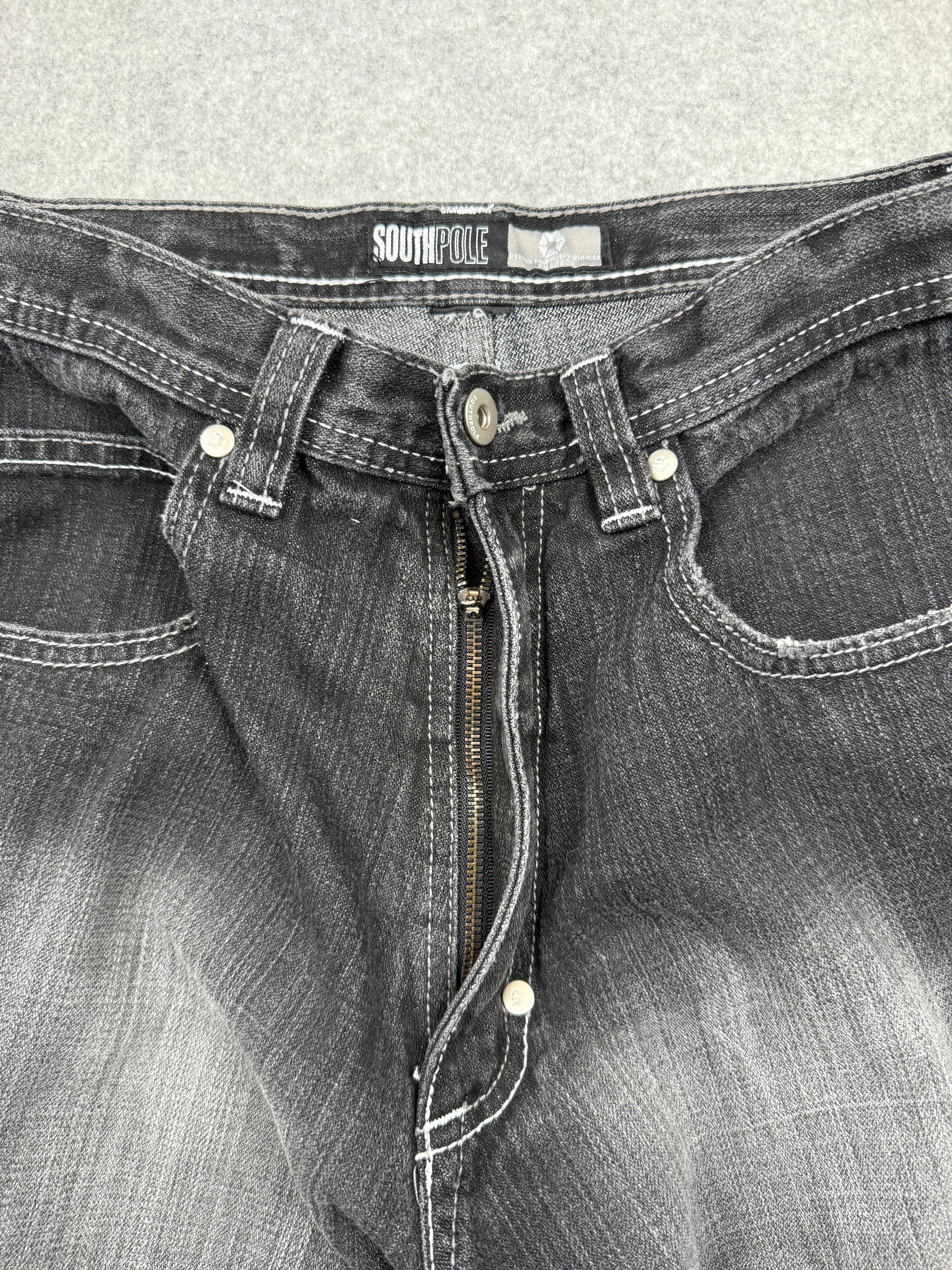 Vintage Southpole Denim Shorts Black