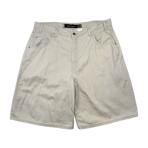 Vintage Levi's Silver Tab Khakis Shorts Beige | Vintage Clothing Store Canada