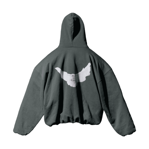 Yeezy Gap Engineered by Balenciaga Dove Hoodie Dark Green | Vintage Clothing Store Canada