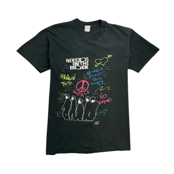 (L) Vintage '89 New Kids On The Block Tee Black