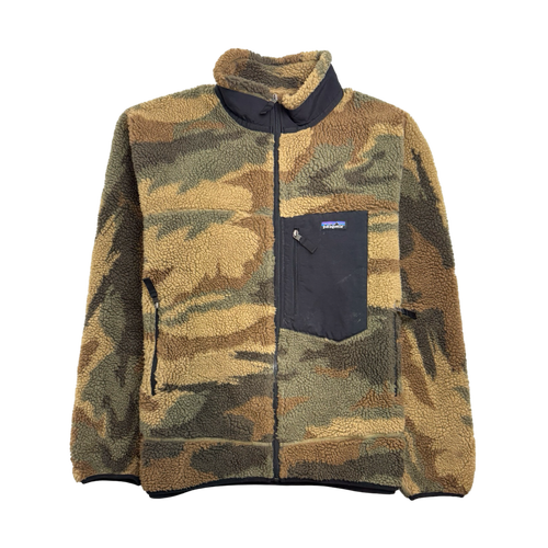 (XXL) Vintage Patagonia Retro X Fleece Zip-Up Jacket Camo | Vintage Clothing Store Canada