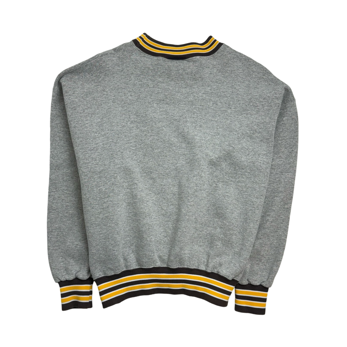 (XL) Vintage University Of Michigan Sweatshirt Grey | Vitnage Clothing Store Canada