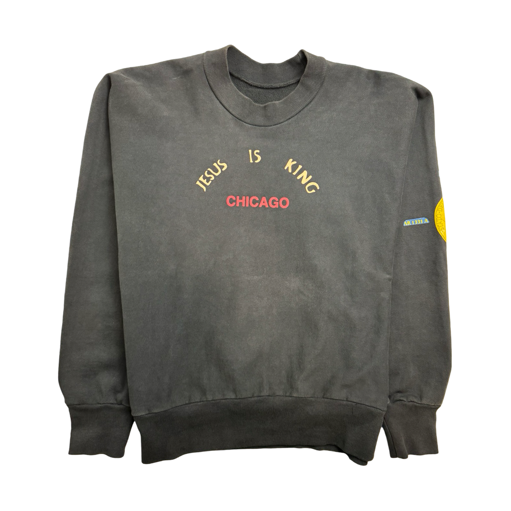 Kanye West Jesus Is King Chicago Crewneck Black (USED)