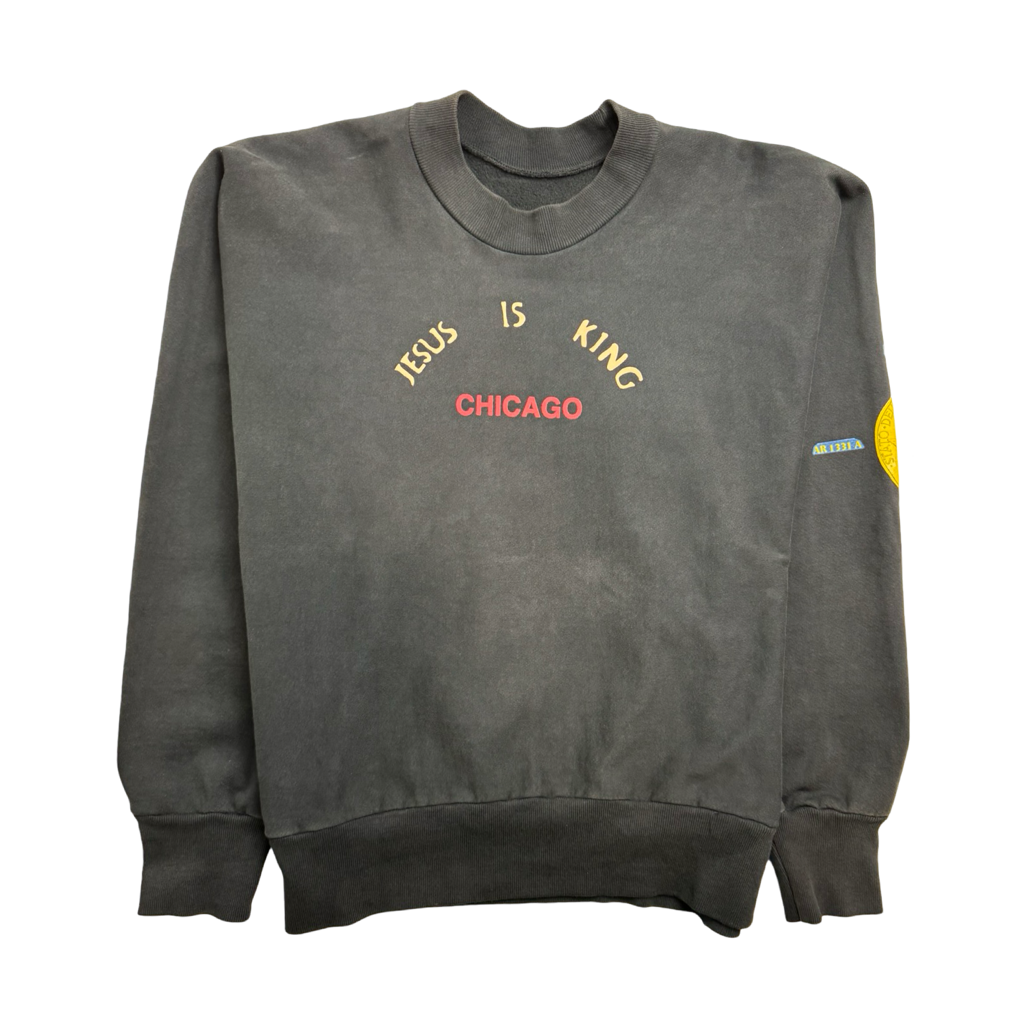 Kanye West Jesus Is King Chicago Crewneck Black (USED)