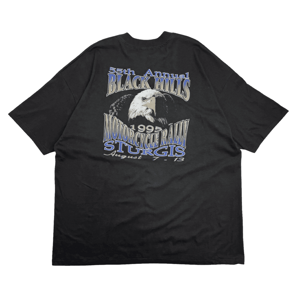 Sturgis 1995 Harley Davidson Sturgis Motorcycle Rally Tee Black