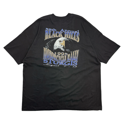 Sturgis 1995 Harley Davidson Sturgis Motorcycle Rally Tee Black | Vintage Clothing Store Canada