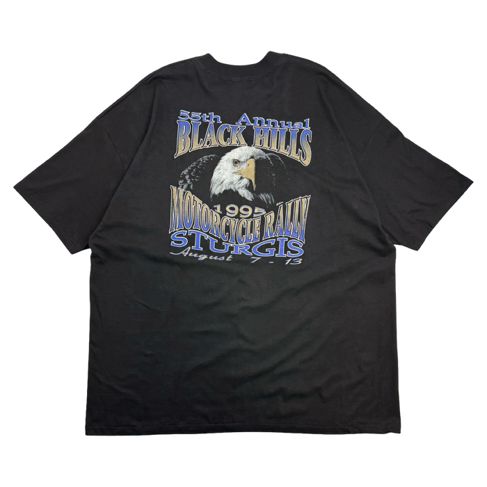 Sturgis 1995 Harley Davidson Sturgis Motorcycle Rally Tee Black | Vitnage Clothing Store Canada