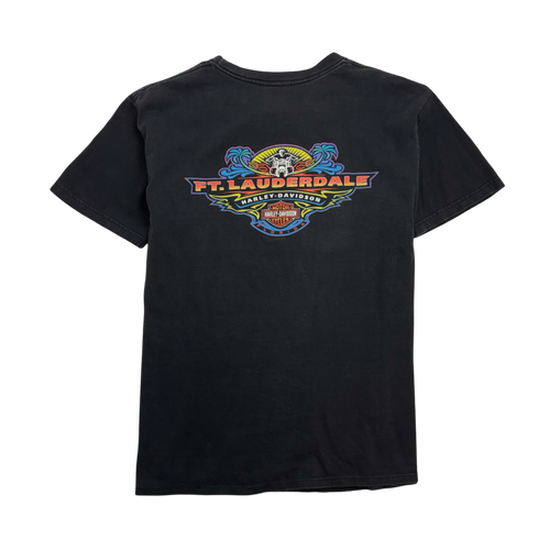 Vintage Ft. Lauderdale Harley Davidson Tee Black | Vintage Clothing Store Canada