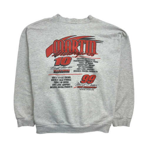 (XL) Vintage Martin Motor Sport Racing Sweatshirt Grey | Vintage Clothing Store Canada