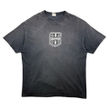 Vintage West Coast Choppers Silver Pinstripe Cross Logo Tee Black