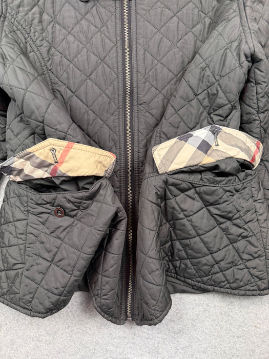 Women’s Burberry Quilted Jacket Black (USED) | Vitnage Clothing Store Canada