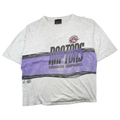 Vintage Toronto Raptors Wrap Around Purple Band Tee Grey