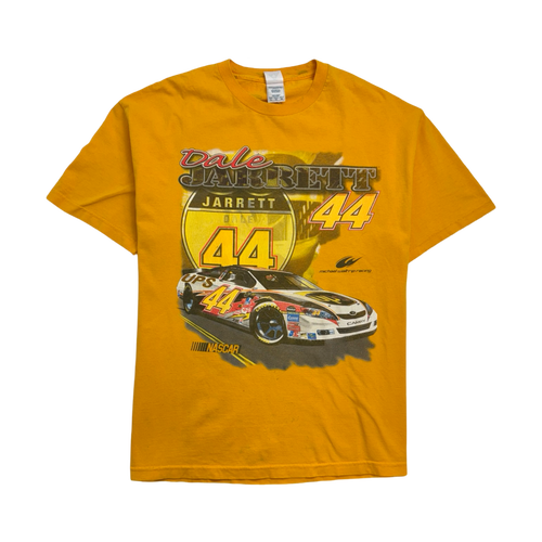 Vintage Dale Jarrett Racing Tee Yellow | Vintage Clothing Store Canada