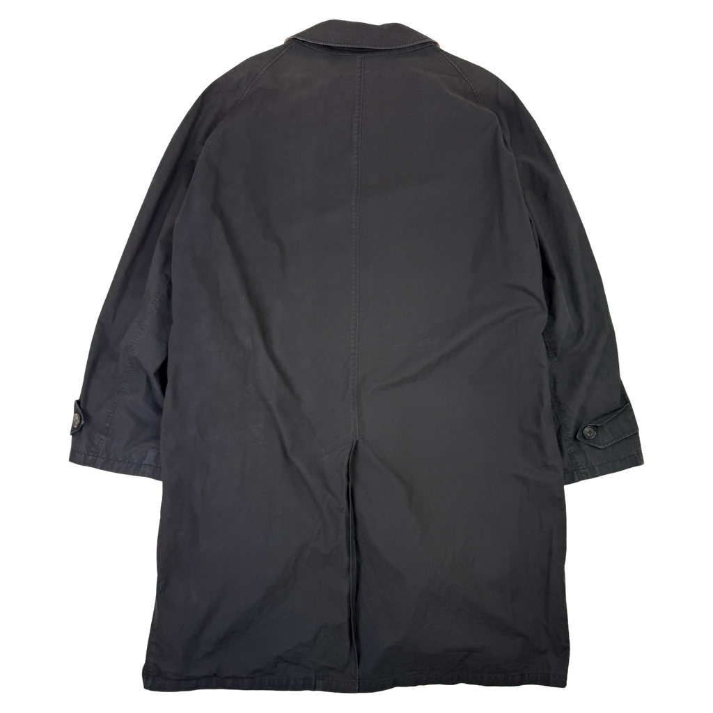 Vintage Men's Burberry Trench Coat Black