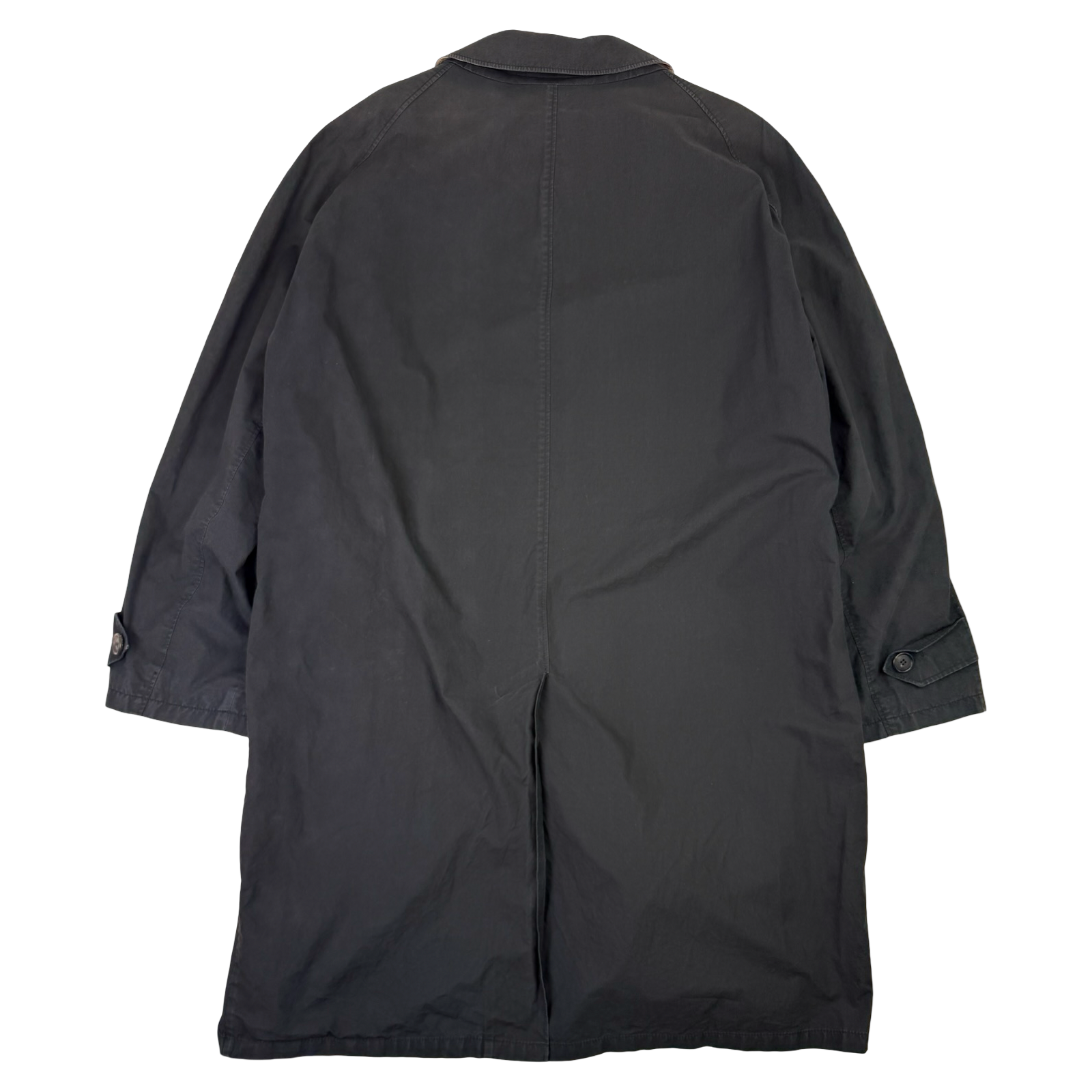Vintage Men's Burberry Trench Coat Black