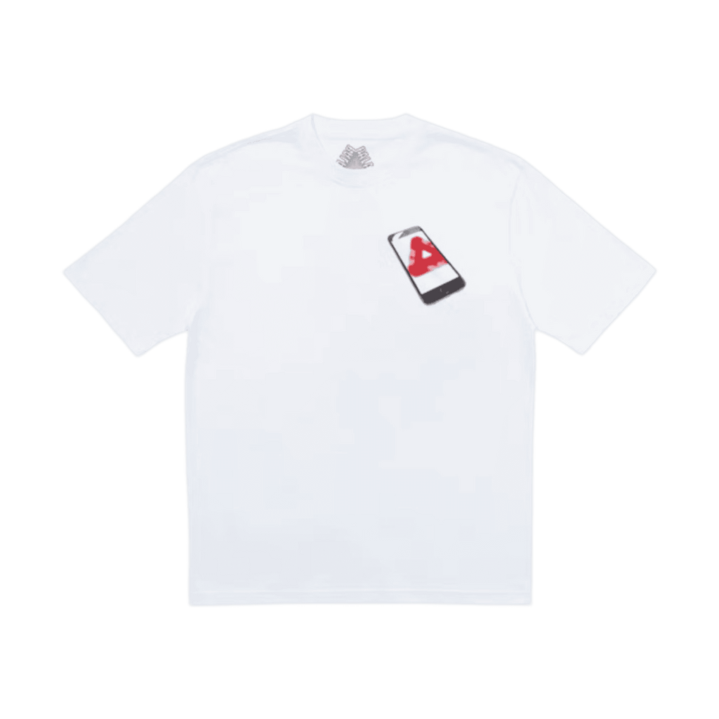 Palace Tri Phone Tee White