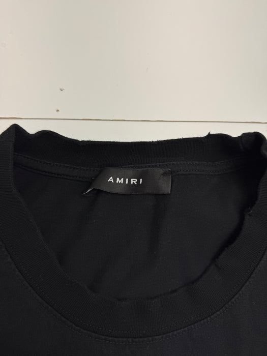 Amiri Tiger Head Logo Tee Black (USED) | Vitnage Clothing Store Canada