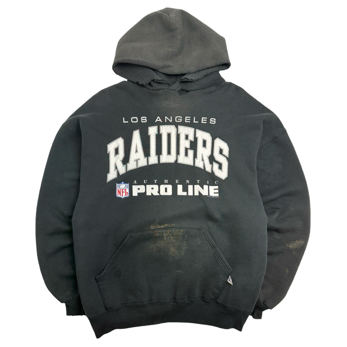 Vintage 90's LA Raiders Hoodie Black | Vitnage Clothing Store Canada