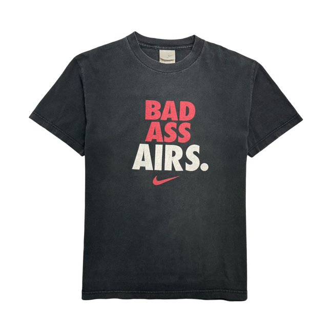 Vintage 2000s Nike Bad A** Airs Tee Faded Black